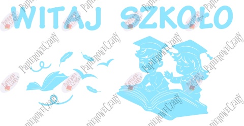 Zestaw 228 Witaj Szkoło Dekoracje z papieru