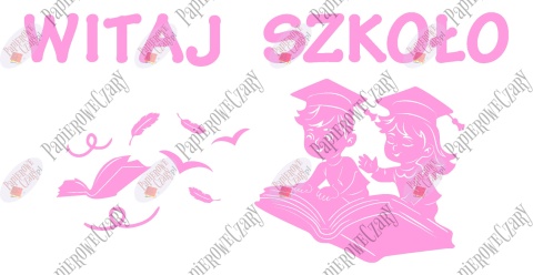 Zestaw 228 Witaj Szkoło Dekoracje z papieru