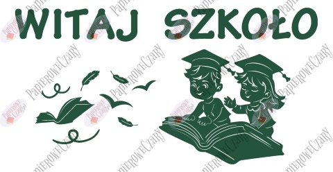 Zestaw 228 Witaj Szkoło Dekoracje z papieru