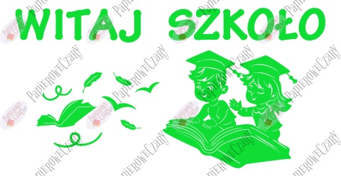 Zestaw 228 Witaj Szkoło Dekoracje z papieru
