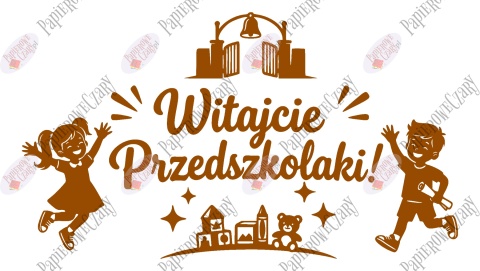 Zestaw 232 Witajcie Przedszkolaki Dekoracje z papieru
