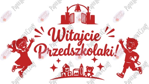 Zestaw 232 Witajcie Przedszkolaki Dekoracje z papieru