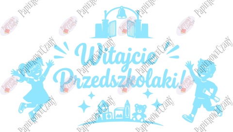 Zestaw 232 Witajcie Przedszkolaki Dekoracje z papieru