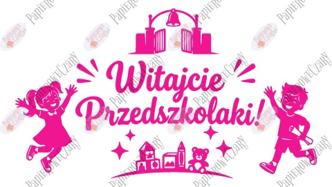 Zestaw 232 Witajcie Przedszkolaki Dekoracje z papieru