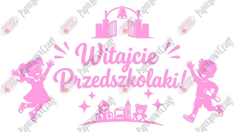 Zestaw 232 Witajcie Przedszkolaki Dekoracje z papieru