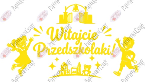 Zestaw 232 Witajcie Przedszkolaki Dekoracje z papieru