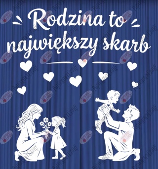 Zestaw 251 Dekoracje z papieru Dzień Rodziny