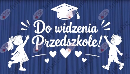 Zestaw 253 Do widzenia Przedszkole Dekoracje z papieru