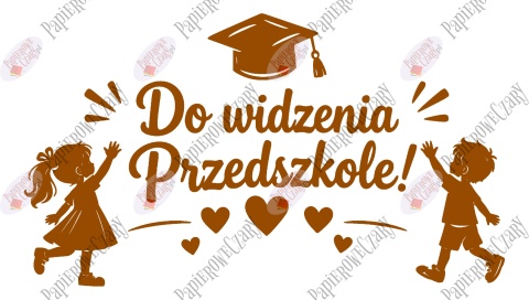 Zestaw 253 Do widzenia Przedszkole Dekoracje z papieru