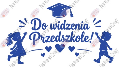 Zestaw 253 Do widzenia Przedszkole Dekoracje z papieru