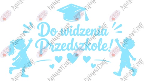 Zestaw 253 Do widzenia Przedszkole Dekoracje z papieru