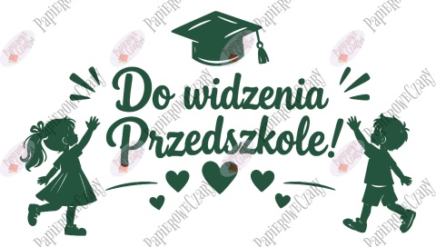 Zestaw 253 Do widzenia Przedszkole Dekoracje z papieru