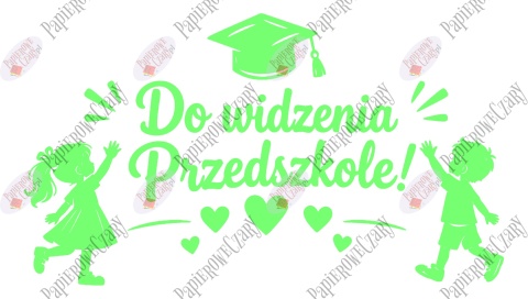 Zestaw 253 Do widzenia Przedszkole Dekoracje z papieru