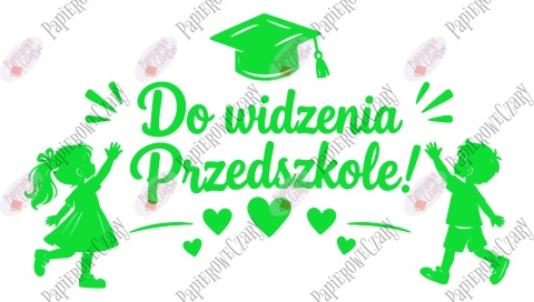 Zestaw 253 Do widzenia Przedszkole Dekoracje z papieru