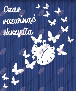Zestaw 85 "Czas rozwinąć skrzydła" Dekoracje z papieru