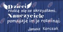 Zestaw 89 Napis Dzieci rodzą się ze skrzydłami... Dzień Edukacji Dekoracje z papieru