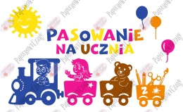 Zestaw 235B PASOWANIE NA UCZNIA Dekoracje z papieru