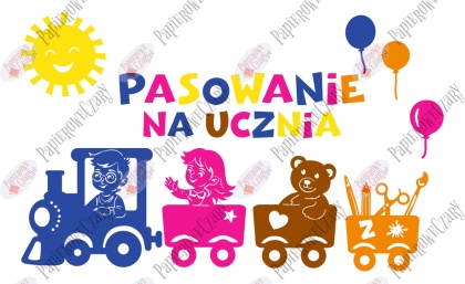 Zestaw 235B PASOWANIE NA UCZNIA Dekoracje z papieru