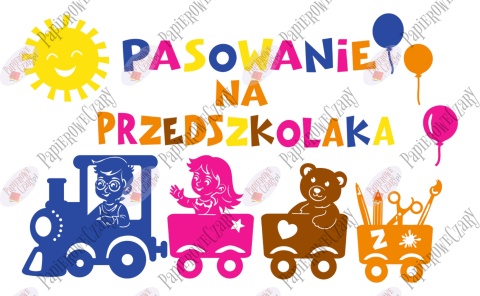 Zestaw 235D Dekoracje z papieru PASOWANIE NA PRZEDSZKOLAKA