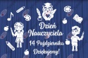 Zestaw 236 DZIEŃ NAUCZYCIELA Dekoracje z papieru