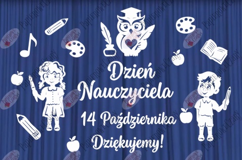 Zestaw 236 DZIEŃ NAUCZYCIELA Dekoracje z papieru