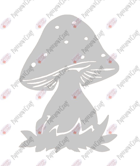 Grzyb 1 Dekoracje z papieru