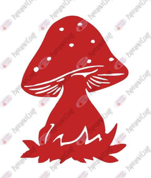 Grzyb 1 Dekoracje z papieru