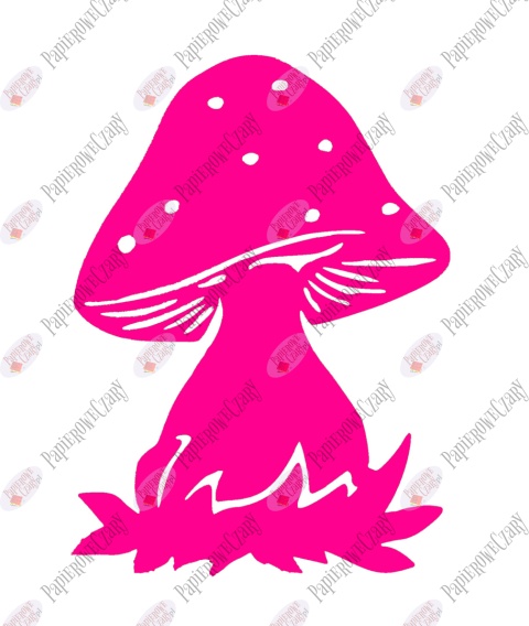 Grzyb 1 Dekoracje z papieru