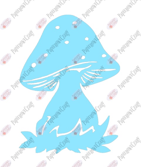 Grzyb 1 Dekoracje z papieru