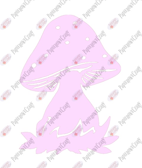 Grzyb 1 Dekoracje z papieru