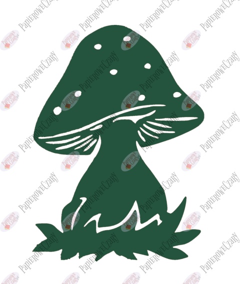 Grzyb 1 Dekoracje z papieru