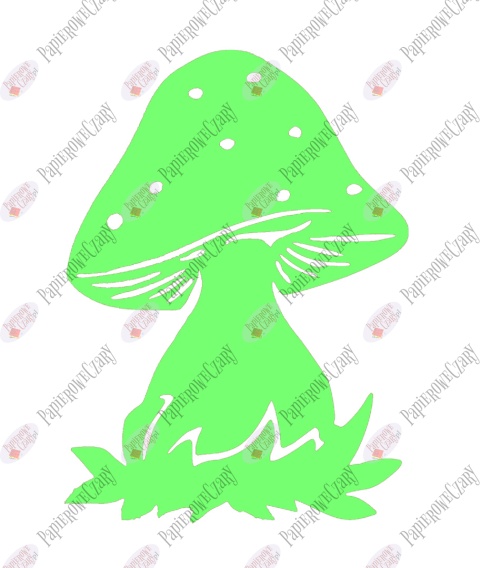 Grzyb 1 Dekoracje z papieru