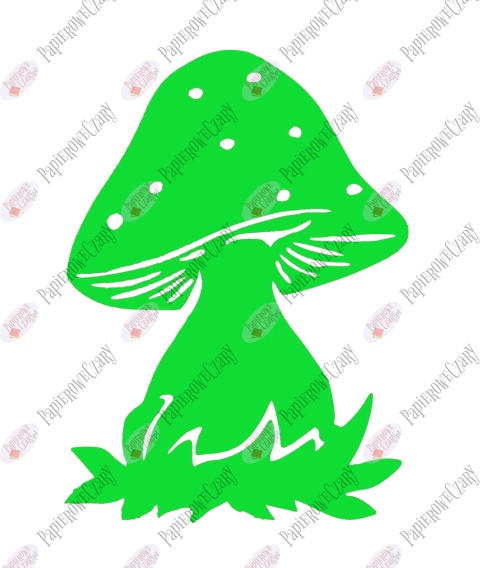 Grzyb 1 Dekoracje z papieru