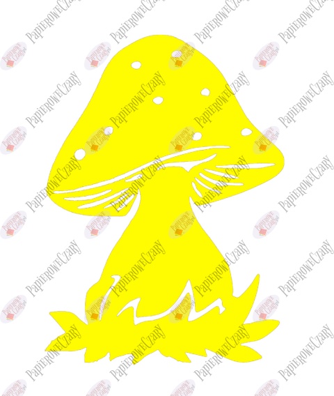 Grzyb 1 Dekoracje z papieru