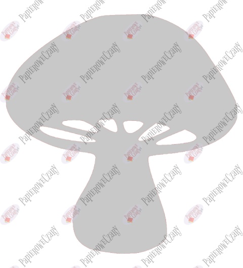 Grzyb 2 Dekoracje z papieru