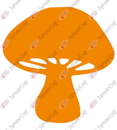 Grzyb 2 Dekoracje z papieru