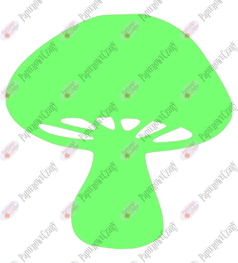 Grzyb 2 Dekoracje z papieru