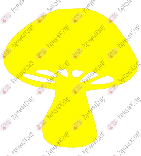 Grzyb 2 Dekoracje z papieru