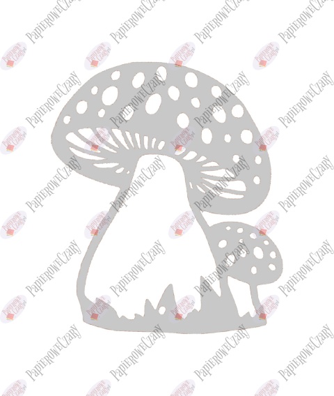 Grzyb 4 Dekoracje z papieru