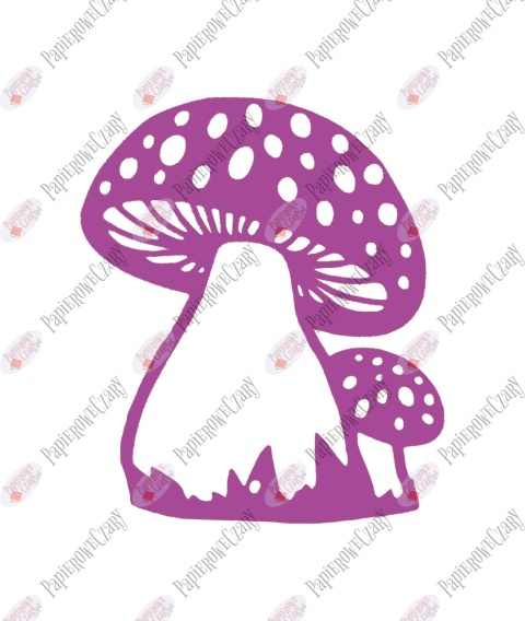 Grzyb 4 Dekoracje z papieru