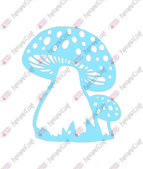 Grzyb 4 Dekoracje z papieru