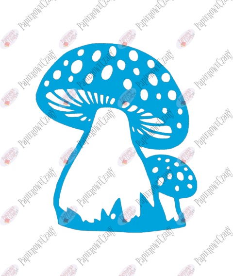 Grzyb 4 Dekoracje z papieru