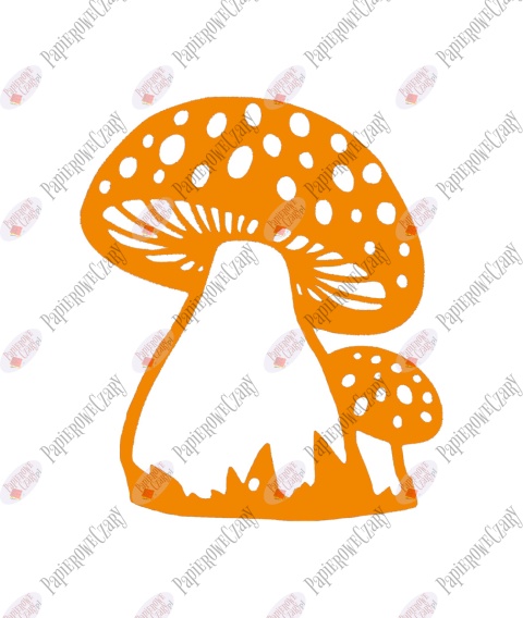 Grzyb 4 Dekoracje z papieru