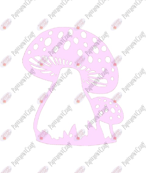 Grzyb 4 Dekoracje z papieru