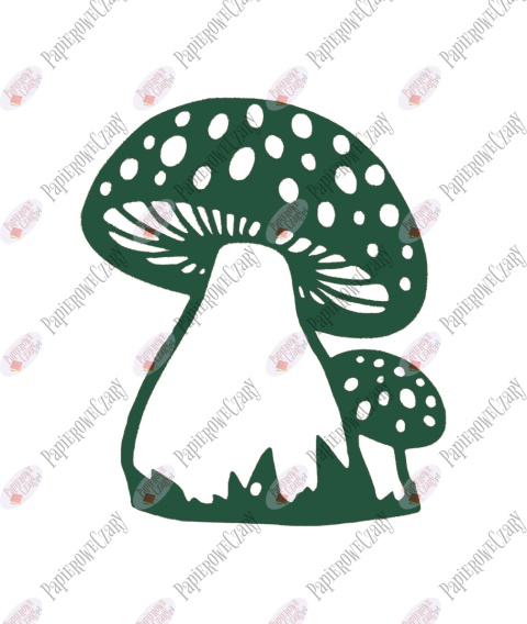 Grzyb 4 Dekoracje z papieru