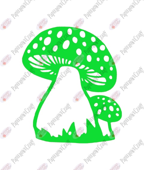 Grzyb 4 Dekoracje z papieru