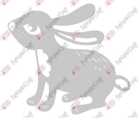 Zając 8 Dekoracje z papieru