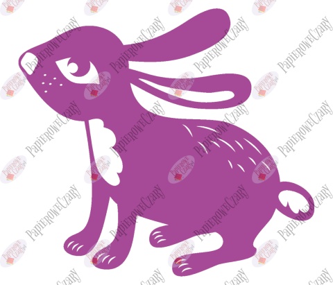 Zając 8 Dekoracje z papieru