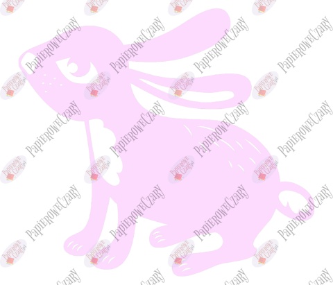 Zając 8 Dekoracje z papieru