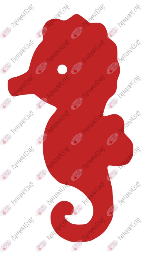 Konik morski 1 Dekoracje z papieru